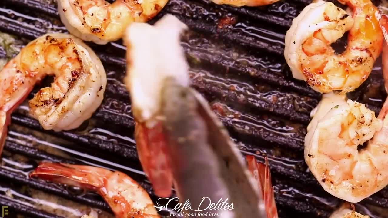 Garlic Butter Grilled Steak and Shrimp