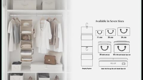 We think storage Hanging Closet Organization, Optimize Your Vertical Space!