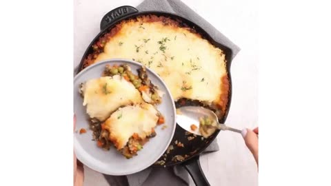 Easy Vegetarian shepherd’s pie, cooking recipes