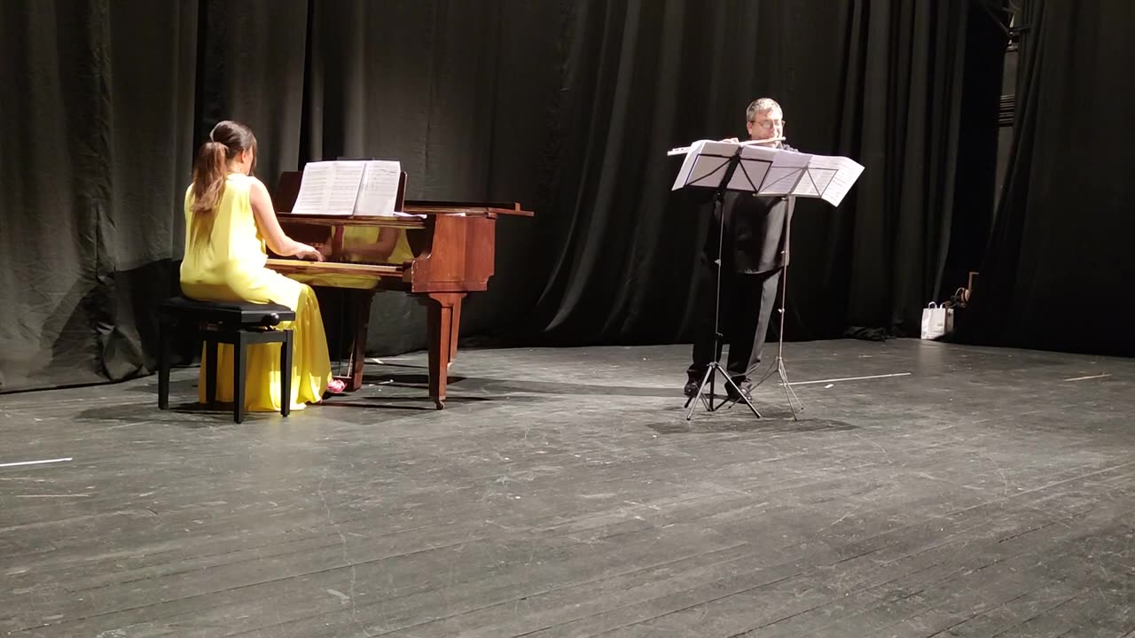 Концерт на флејта и пијано-Ајде слушај, слушаj-Штип Македонија Flute and Piano Duet September 06, 23