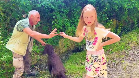 Nastya and dad on a fantastic vacation in Venice