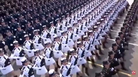 China just posted this with Command & Conquer Red Alert theme music,