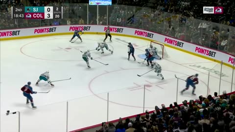 Sharks - Avalanche 37 NHL Highlights 2023