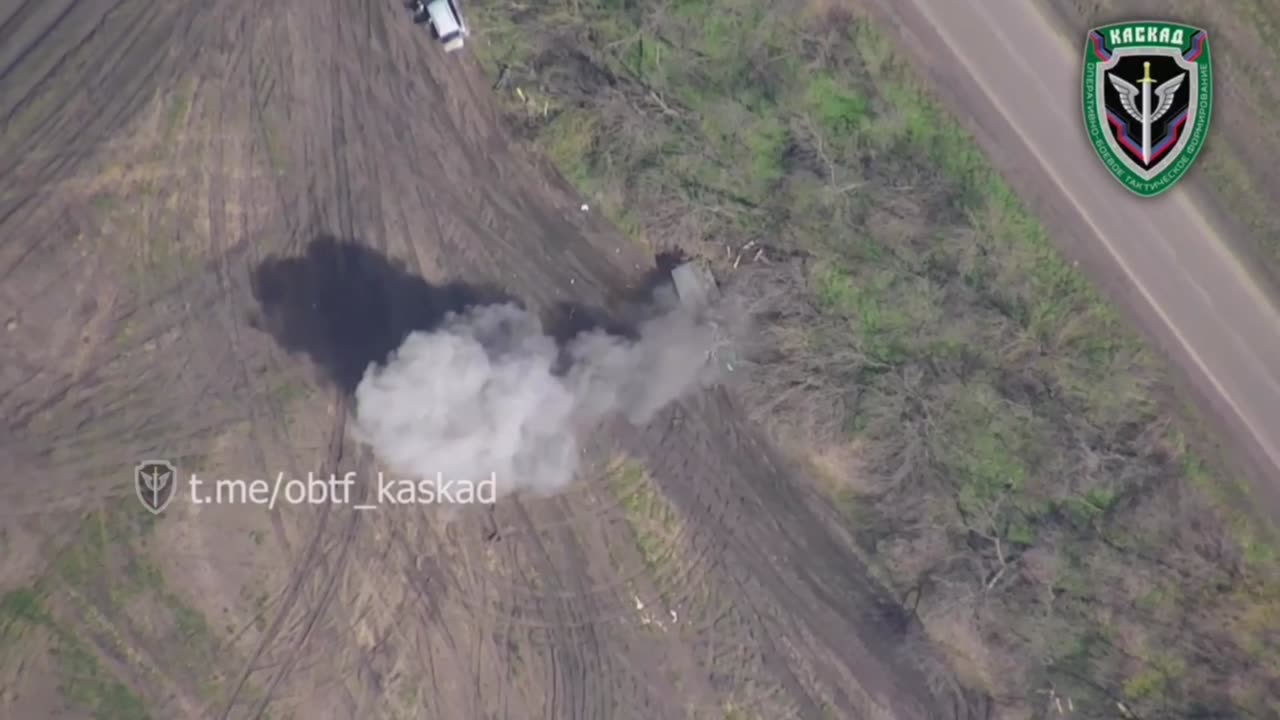 RAF Lancet drones strike enemy vehicles / equipment