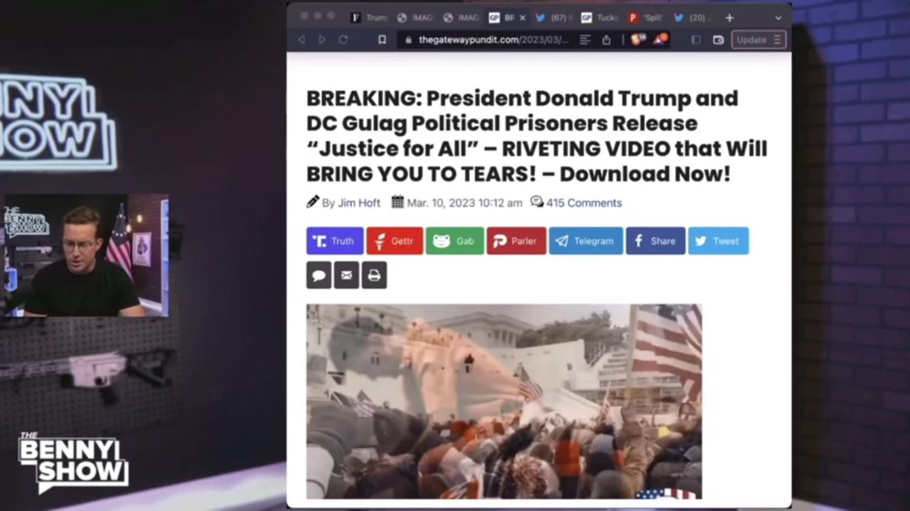 President Trump recorded a song with January 6 prisoners