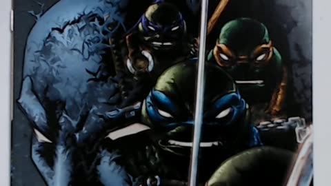 Batman TMNT cross over comic