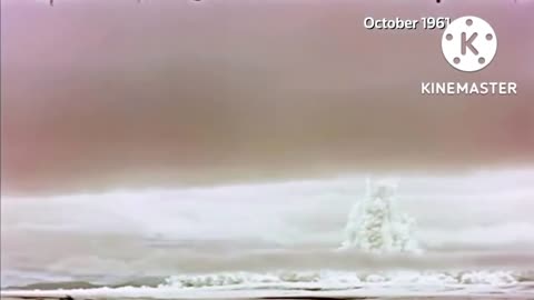 Nuclear bomb explosion