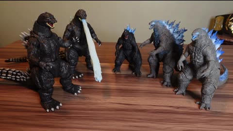 Godzilla Super7, Hiya, SH Monster Arts Figures So Far #shorts