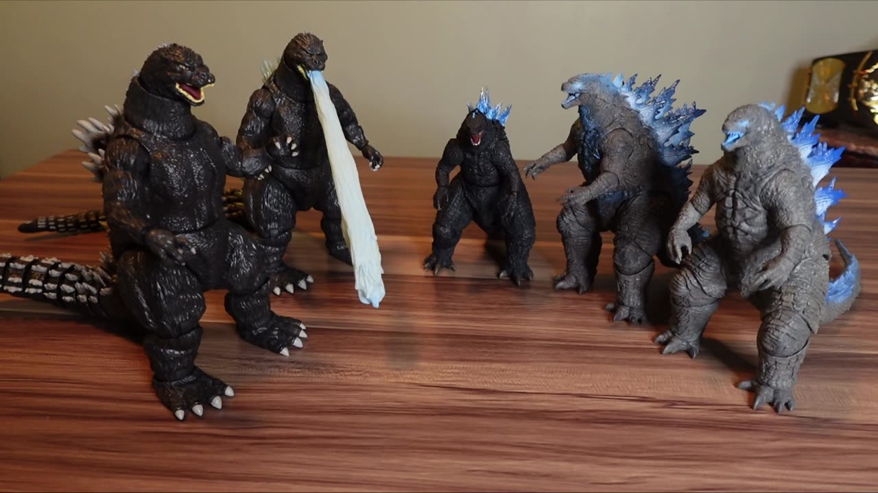 Godzilla Super7, Hiya, SH Monster Arts Figures So Far #shorts