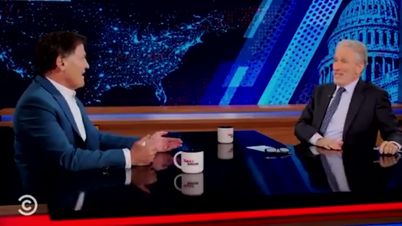 THE RUBEN REPORT Watch Mark Cuban’s Reaction as Jon Stewart Admits This About Elon Musk