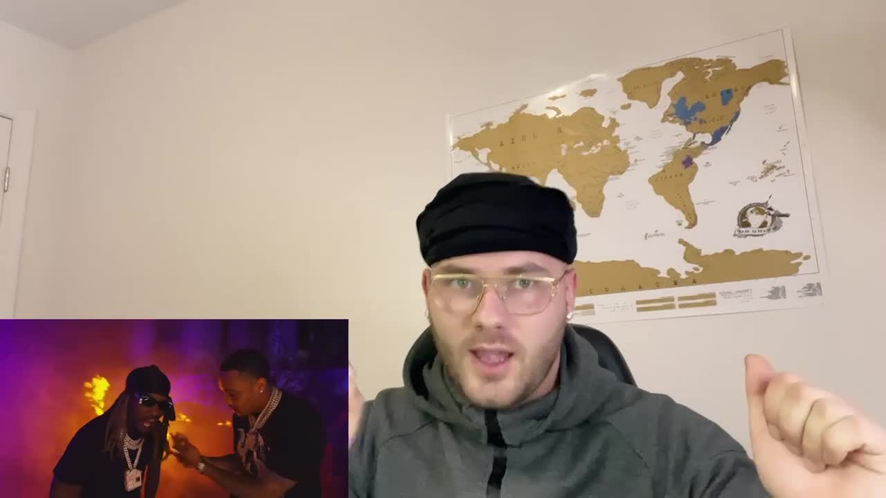 G HERBO FT OFFSET - AYE / REACTION VIDEO