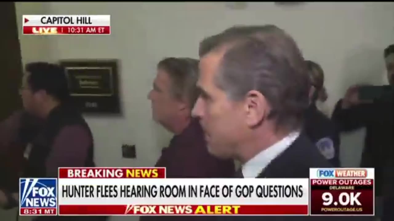 Hunter Biden Enters Capitol To Absolute Media Chaos (VIDEO)