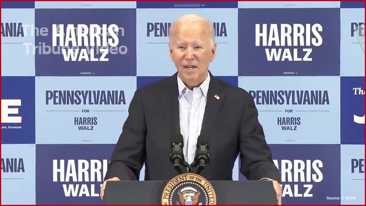 WATCH: Biden Goes on Bizarre Rant, Calls Trump “Someone You Want to Smack in the A**”