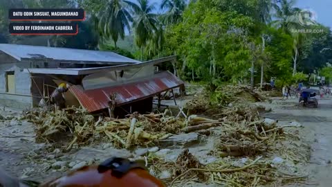 Homes destroyed by landslide in Maguindanao | #paengph