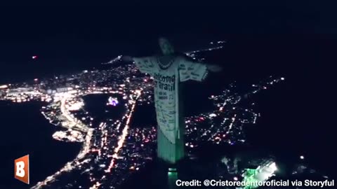 Swifties Go Too Far! Brazil Defaces Christ Statue with Projection to Welcome Taylor Swift