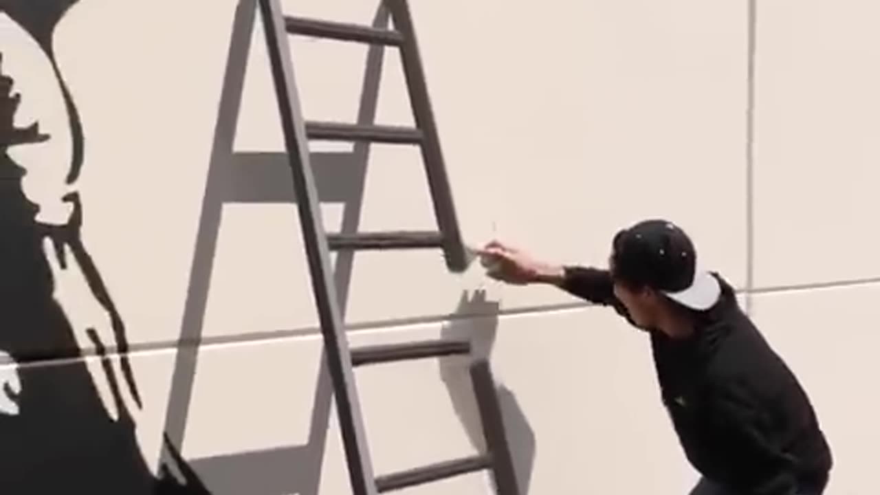 ZACH KING GETS AWAY WITH GRAFFITI