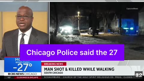 Man Shot, Killed while walking on Chicago's South Side