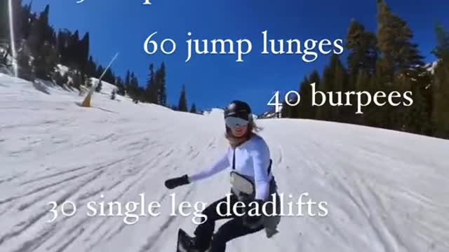 How I get in shape for snowboard season