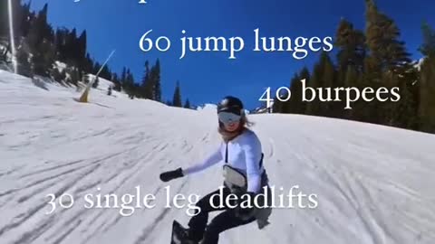 How I get in shape for snowboard season