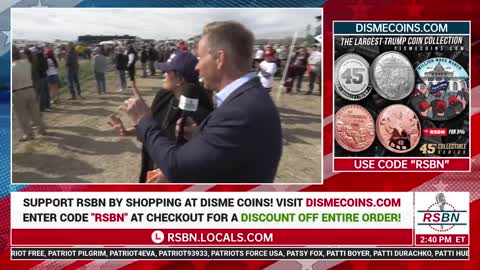 Disruptive Nutjob in Biden Gear Escorted by Cops from Trump Rally