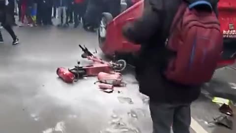 Enriched Brussels: Moroccan fans celebrate their team's victory over Belgium with riots