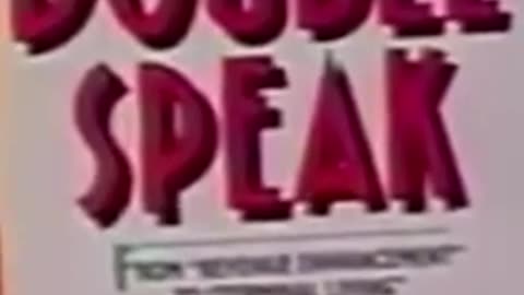 What is Double Speak?