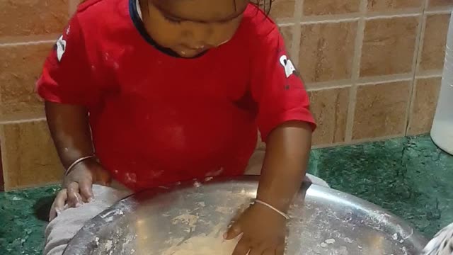 "Kuhu helping in the kitchen" Cute baby | heart stealing | funny videos | baby videos |