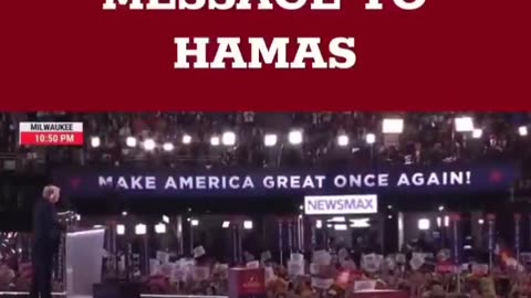 Trump has given Hamas until inauguration day to return the hostages.