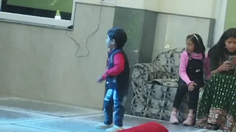 Cute dance performance by a cute boy