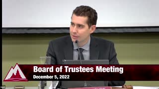 Greg McKenzie - Board Chair Remarks - 12/5/22 meeting of the North Idaho College Board of Trustees