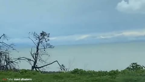 Are we living in a computer-aided simulation The sky is obscured by cloud cover! UFO
