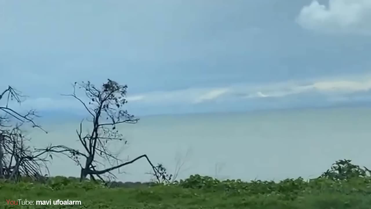 Are we living in a computer-aided simulation The sky is obscured by cloud cover! UFO