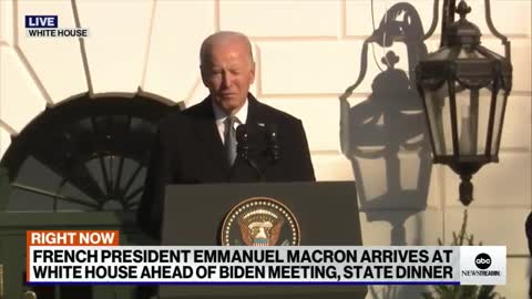 'France and the United States are facing down Vladimir Putin'- Biden l ABCNL