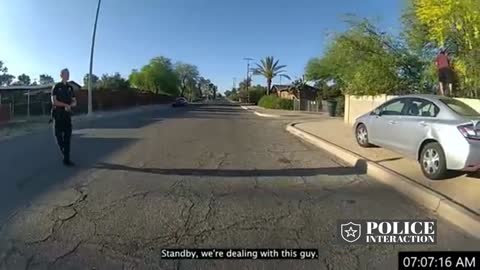 POLICE TASED A CRAZY MAN ON TOP OF THE NEIGHBORS ROOF