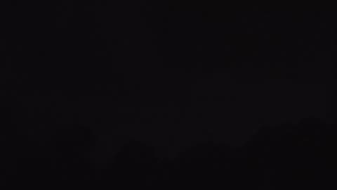 Lightning storm over Daugherty mountain