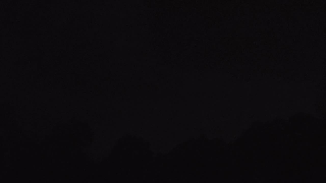 Lightning storm over Daugherty mountain