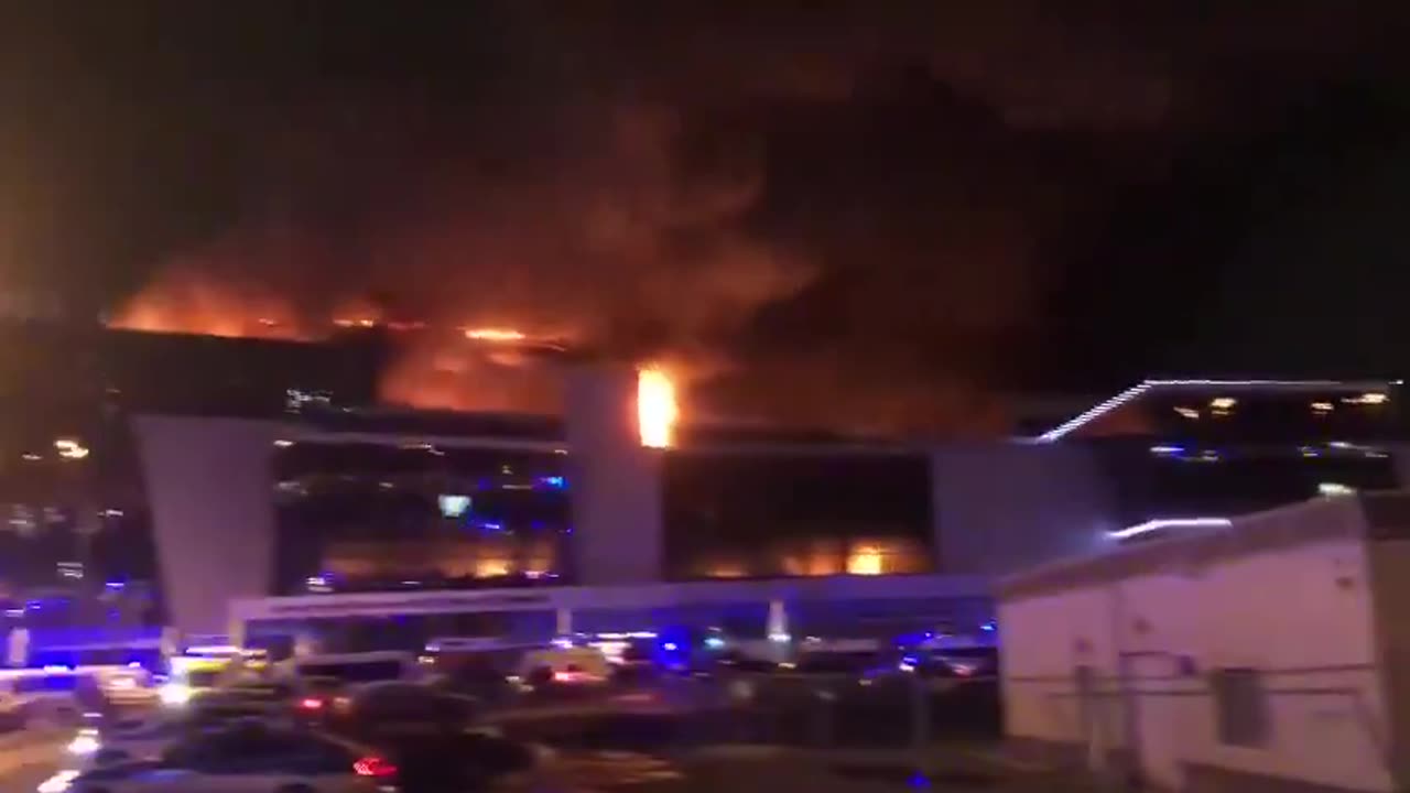 Russian Police, Soldiers, Firefighters and Paramedics Respond to Terrorist Attack in Russia