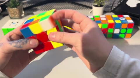 Solving all my Gan cubes