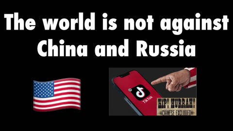 World’s 84% of the people not against China & Russian