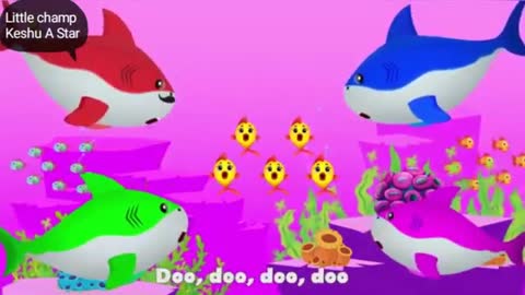 Baby Shark Dance Song Lyrics l Cute Parrot Fish l dance l Most viewed video