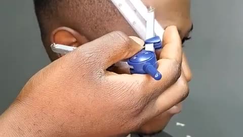 Geometric Barber ( Barber who uses mathematical instrument for barbing)