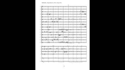 Felix Mendelssohn - Organ Sonata No. 1, Mvt. 4 (String Orchestra)