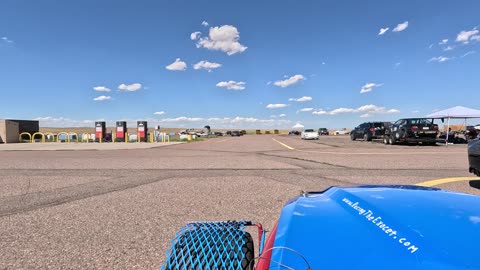 Slow laps at High Plains Raceway. I had a passenger.