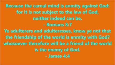 Enmity Against God!