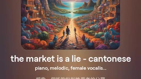 the market is a lie - cantonese - version 2