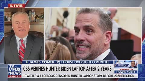James Comer respond to CBS verifying Hunter Biden‘s laptop after 2 years.