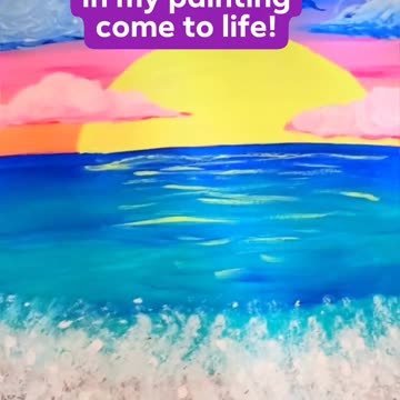 Beach Painting Came To Life