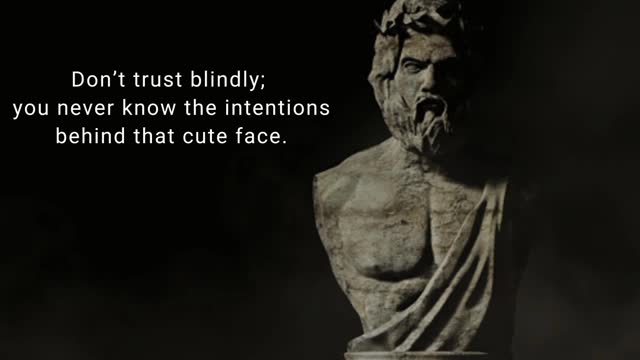 Why not to trust blindly on cute faces.
