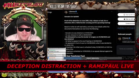 KILLSTREAM: DECEPTION DISTRACTION + RAMZPAUL LIVE (RESTREAM)