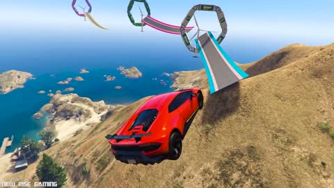 SPIDERMAN CARS MEGA Ramp Jump